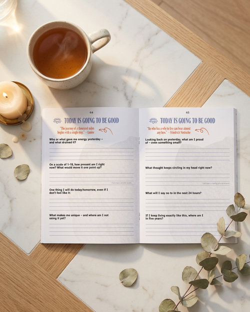 Mindful Journal August 2026 Edition — A5 journal cover mock-up
